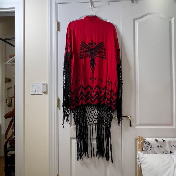 Rare Spell & Gypsy Opium Red Kimono OS - Picture 6 of 14